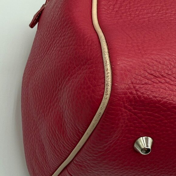 Pulicati Soft Leather Pink Satchel Bag - Picture 13 of 16